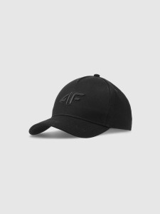 CZAPKA Z DASZKIEM DZIECIĘCA 4FJWSS25ACABU388 CZARNY