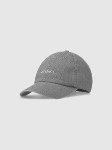 CZAPKA Z DASZKIEM STRAPBACK DZIECIĘCA 4FJWSS25ACABU390 CHŁODNY JASNY SZARY