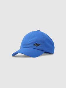 CZAPKA Z DASZKIEM STRAPBACK DZIECIĘCA 4FJWSS25ACABU386 NIEBIESKI
