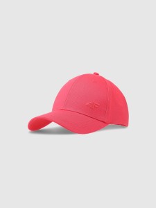 CZAPKA Z DASZKIEM UNISEKS 4FWSS25ACABU367 CZERWONY