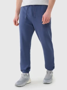SPODNIE DRESOWE JOGGERY 4FWMM00TTROM1139 DENIM