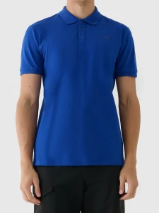 KOSZULKA POLO REGULAR MĘSKA 4FWAW25TPTSM555 KOBALT
