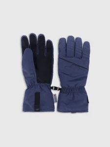 RĘKAWICE NARCIARSKIE MĘSKIE 4FWAW25AFGLM166 DENIM