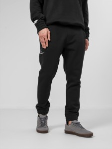 SPODNIE DRESOWE JOGGERY MĘSKIE H4Z22 SPMD015 DEEP BLACK