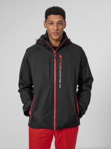 MĘSKA KURTKA ZIMOWA NARCIARSKA H4Z22 KUMN003 DEEP BLACK
