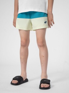 SPODENKI PLAŻOWE BOARDSHORTY CHŁOPIĘCE 4FJSS23UBDSM019 DENIM