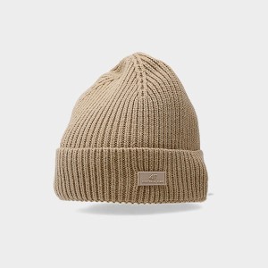 CZAPKA ZIMOWA MĘSKA 4FAW23ACAPM311 LIGHT BROWN