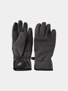 RĘKAWICZKI DZIANINOWE TOUCH SCREEN UNISEKS 4FAW23AGLOU051 DEEP BLACK