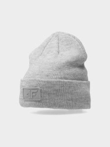 CZAPKA ZIMOWA UNISEKS 4FAW23ACAPU319 COLD LIGHT GREY MELANGE