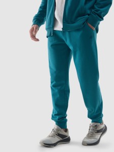SPODNIE DRESOWE JOGGERY MĘSKIE 4FWSS24TTROM603 MORSKA ZIELEŃ