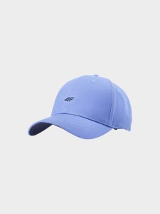 CZAPKA Z DASZKIEM STRAPBACK UNISEKS 4FWSS24ACABU267 DENIM